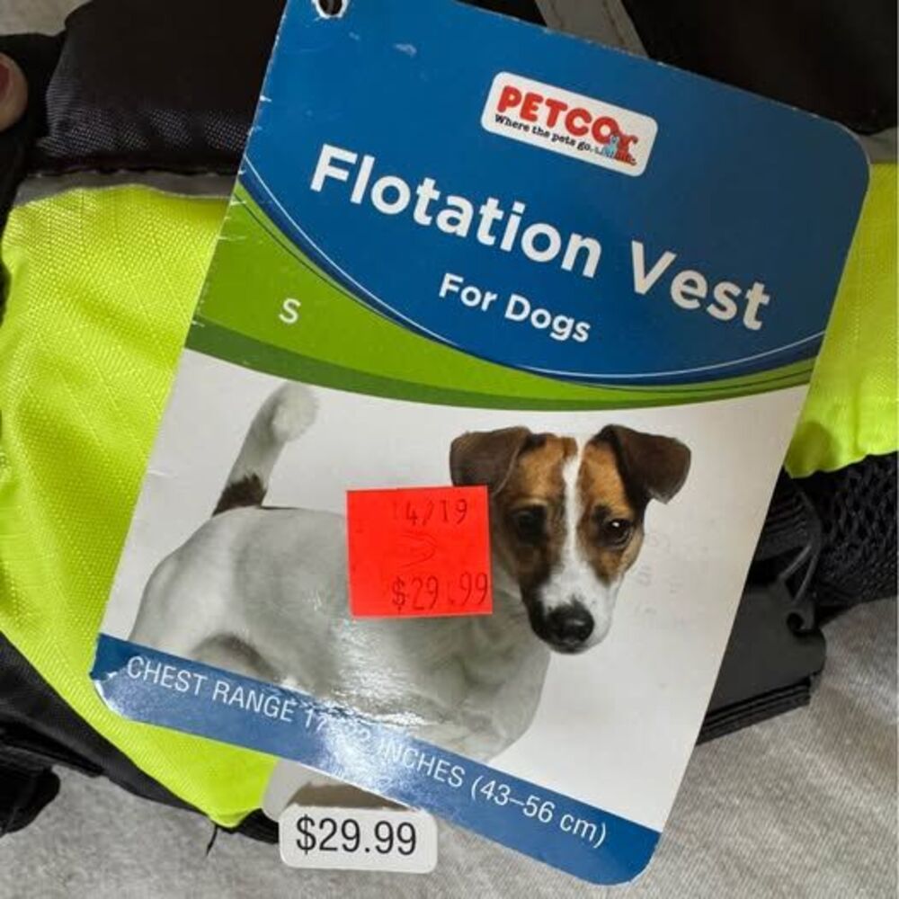Petco Dog Life Jacket / Flotation Vest – Size Small – New with Tags - Picture 2 of 7